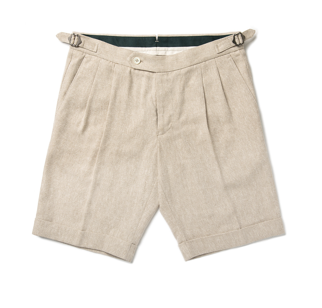 [루니포르메]  Bermuda linen shorts - Beige
