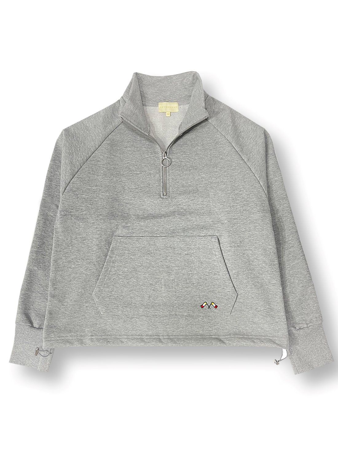 [드베르망] half zip-up sweatshirt (gray) - 1/10 순차배송