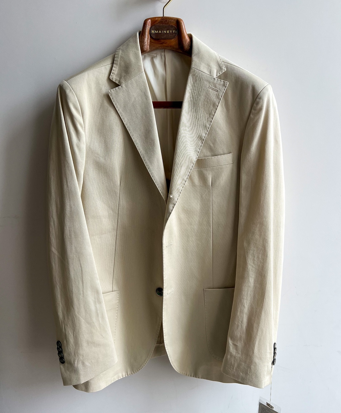 [벨리프] Cotton twill jacket (Cream_japan fabric)