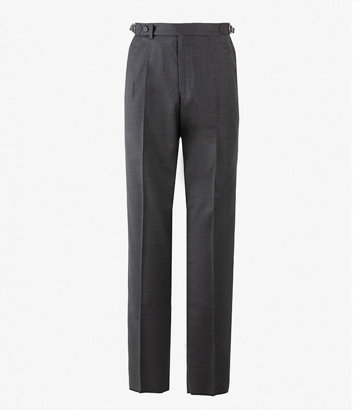 [메버릭] 2 Pleats Beltless trousers _ (Mid Grey)