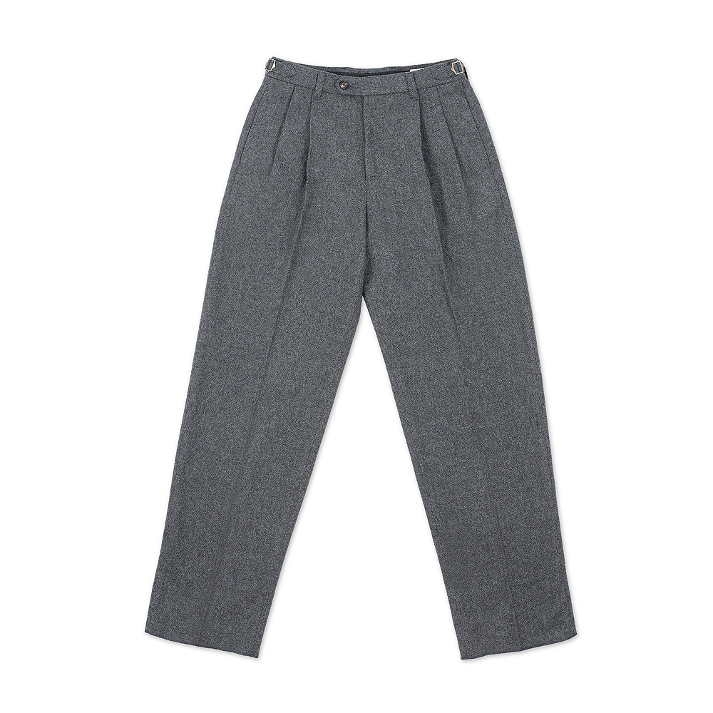 [맨인정글]  Broono Wool Trousers Wide Fit - Gray