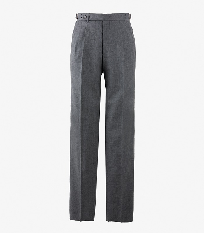 [메버릭] 2 Pleats Beltless trousers _  (Grey)