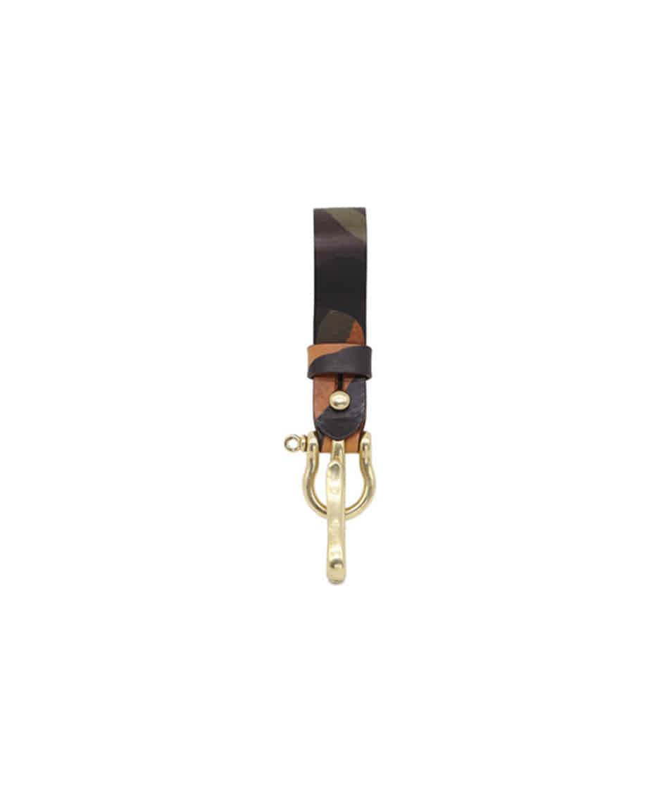 [Brass boats] Multi Key-ring Lanyard (Cuoio Camo)