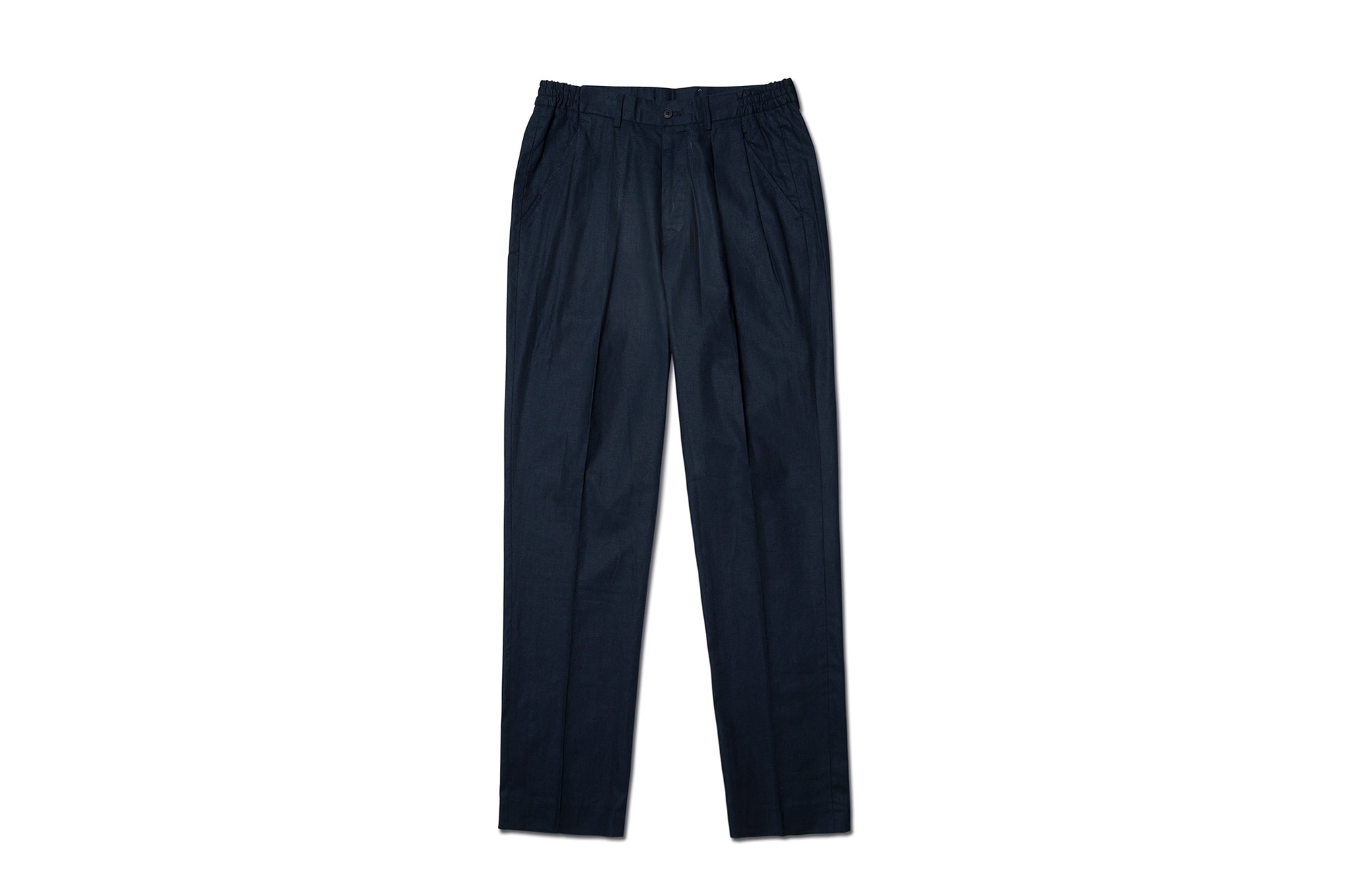 19ss Linen nice pants Navy [NIDDLE AND STITCH]
