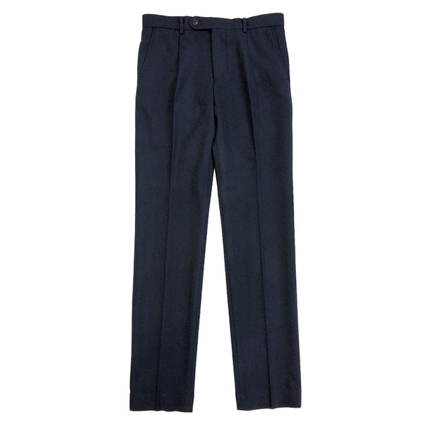 SORTIE - Solid Wool Suit Pants (Navy)