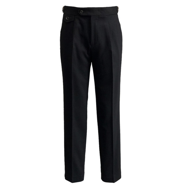 SORTIE - Wool Lycra Sports Trousers (Black)