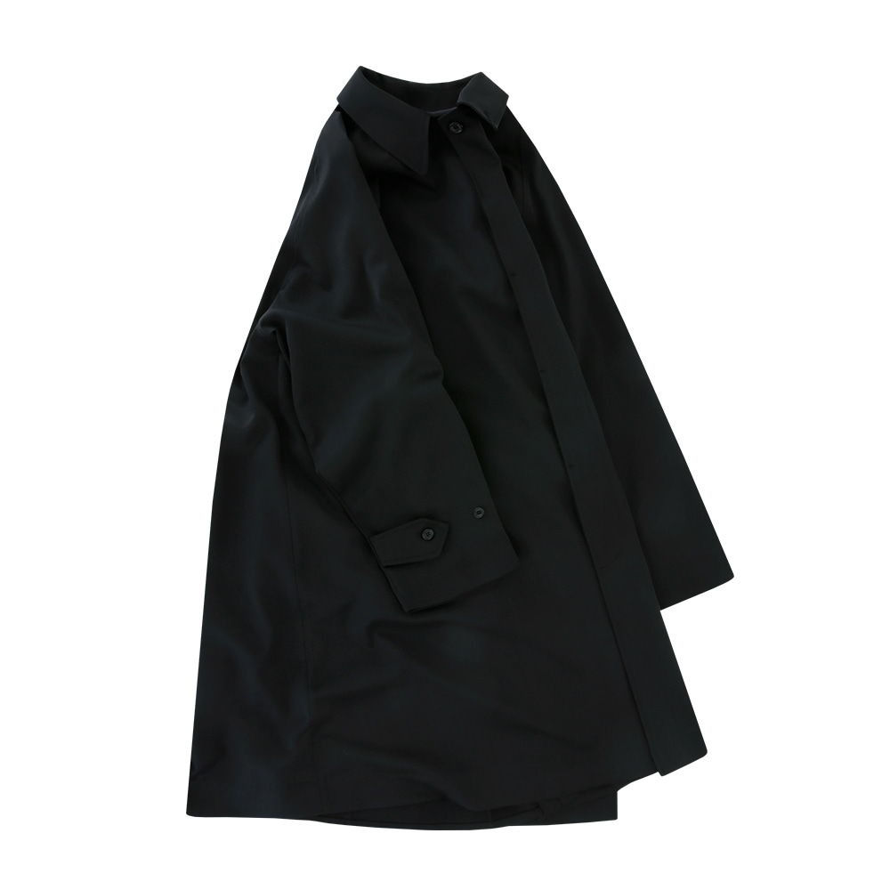 [벨리프] Wool soft Balmacaan Coat (Black)