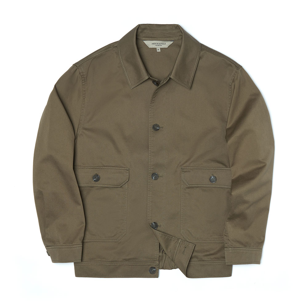 [맨인정글] BX Cotton A-1 Jacket - Army Green