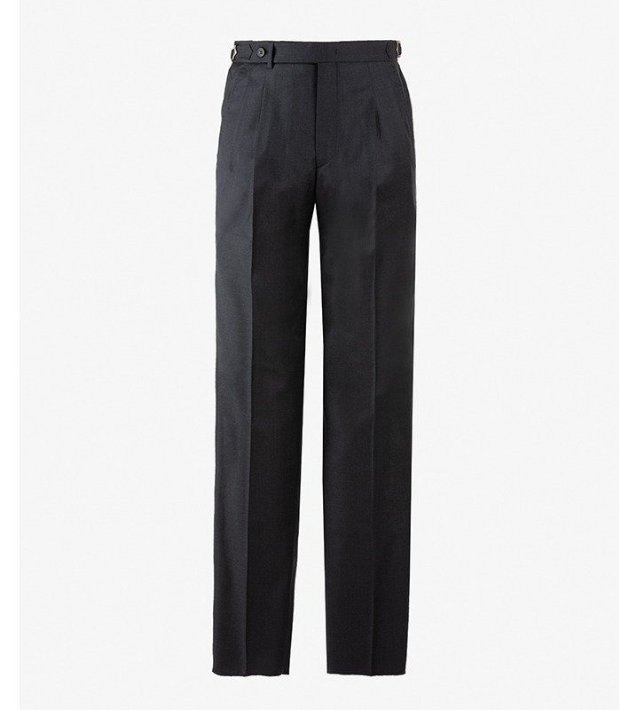 [메버릭] 2 Pleats Beltless trousers _ (Charcoal)