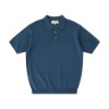 [벨리프]  Essential knit Polo Shirt (Marine blue)