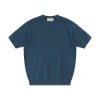 [벨리프]  Essential knit round neck (Marine blue)